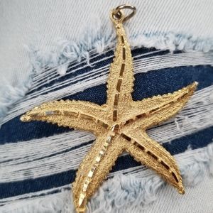 ⭐Vintage starfish necklace pendant